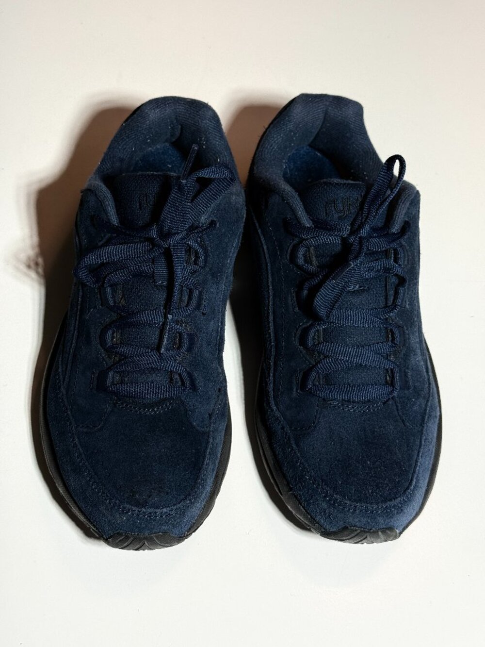 Ryka Catalyst lll Women's Navy Blue Leather/Suede Shoes/Sneakers Size 8 EU 38